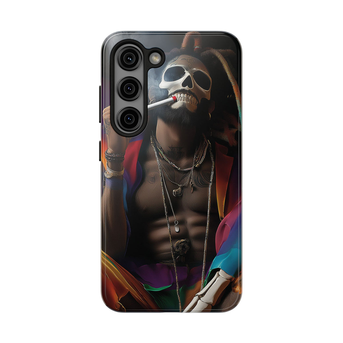 Funda Premium MINUX para iPhone y Samsung Galaxy - Voodoo Smoke