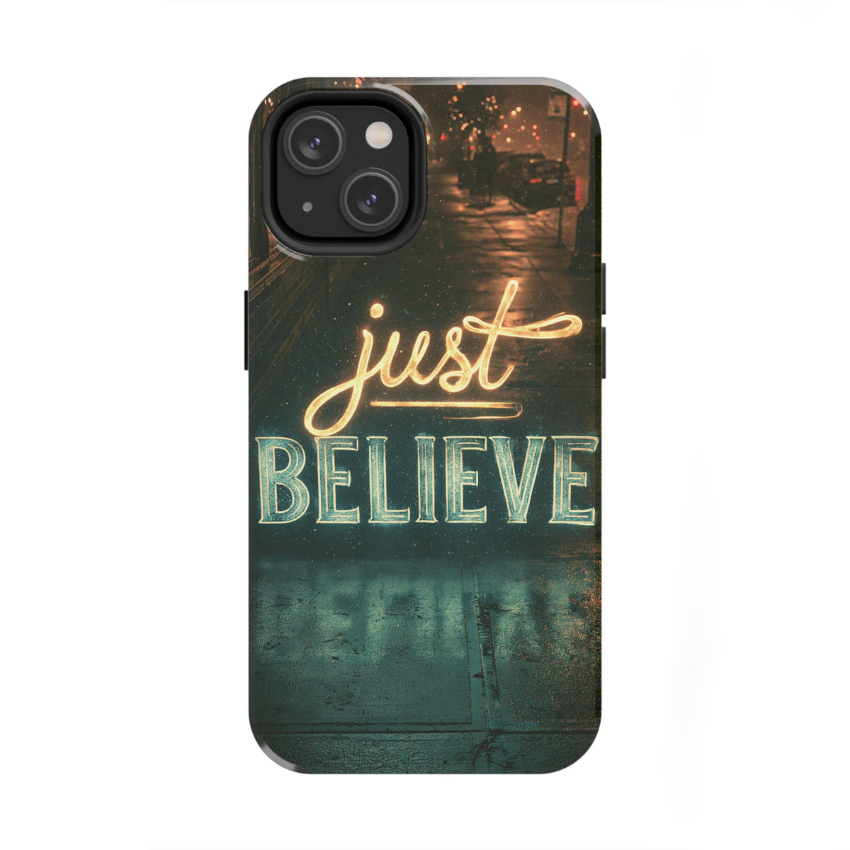 Funda Premium MINUX para iPhone y Samsung Galaxy - Just Believe