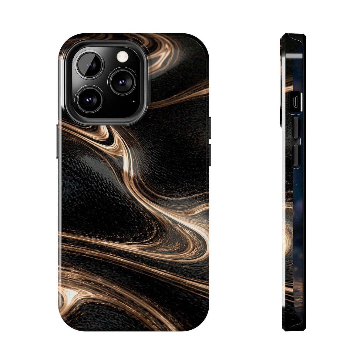 Funda Premium MINUX para iPhone y Samsung Galaxy - Golden Tide