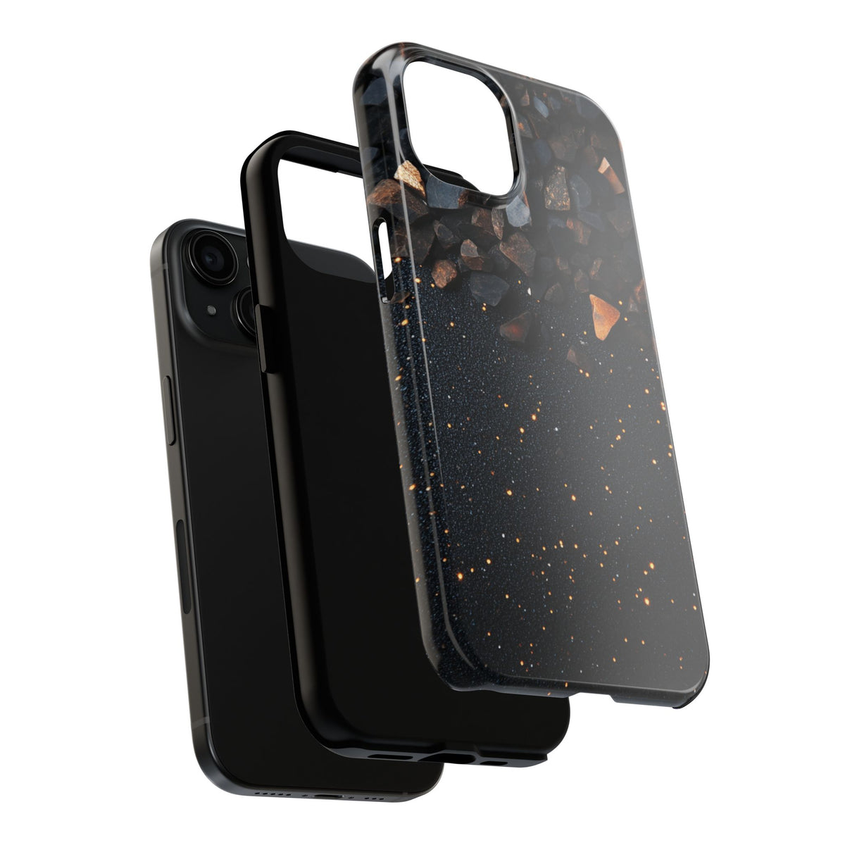 Fundas Premium MINUX para iPhone y Samsung Galaxy - Obsidian Stone Mosaic