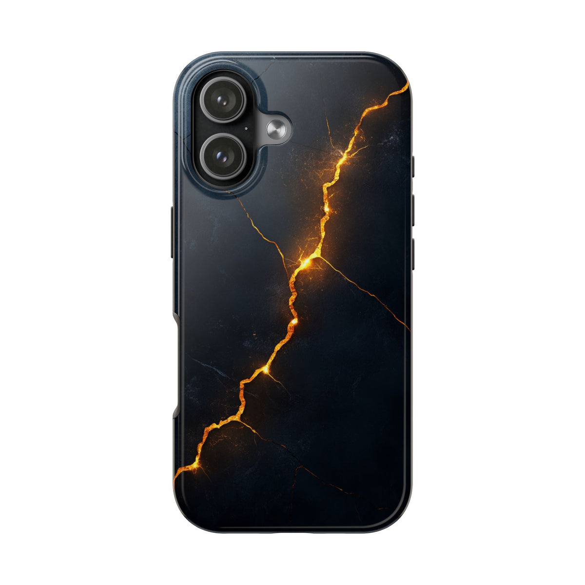 Fundas Premium MINUX para iPhone y Samsung Galaxy - Electric Gold Vein