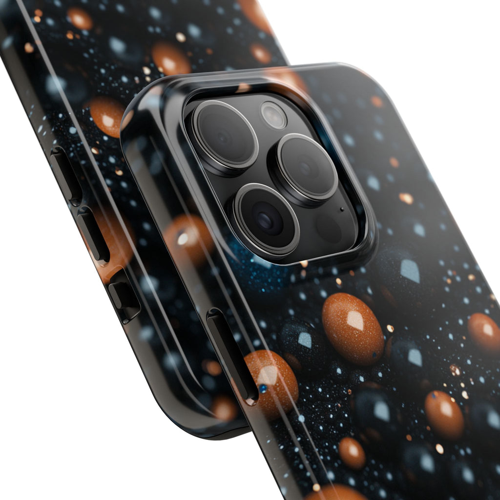 Fundas Premium MINUX para iPhone y Samsung Galaxy - Copper Pearl Constellation