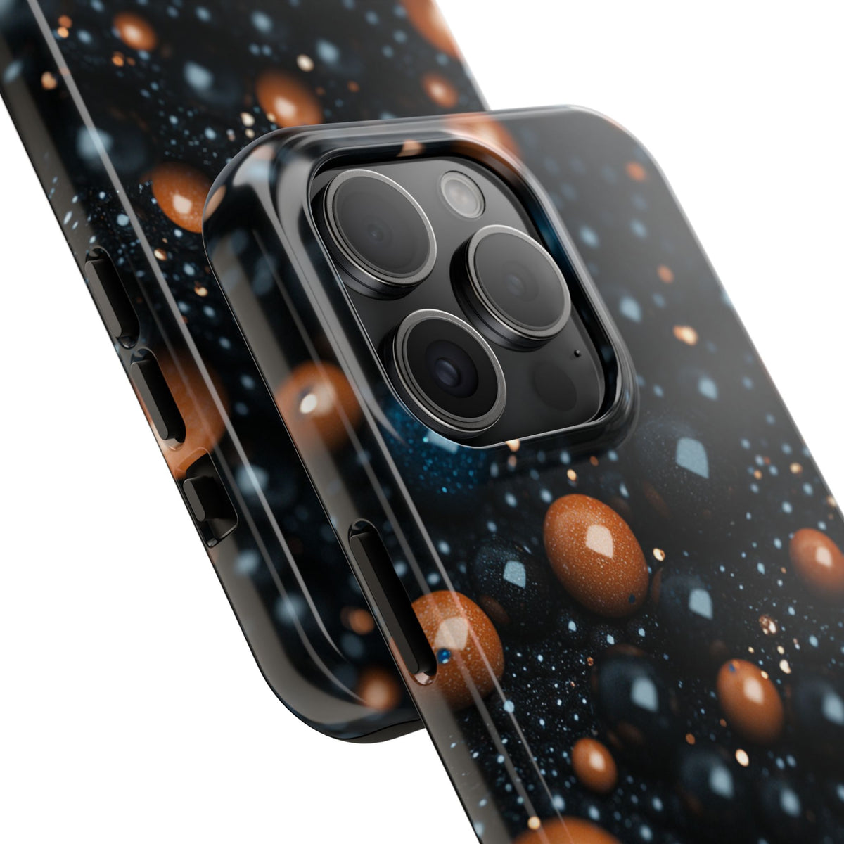 Fundas Premium MINUX para iPhone y Samsung Galaxy - Copper Pearl Constellation