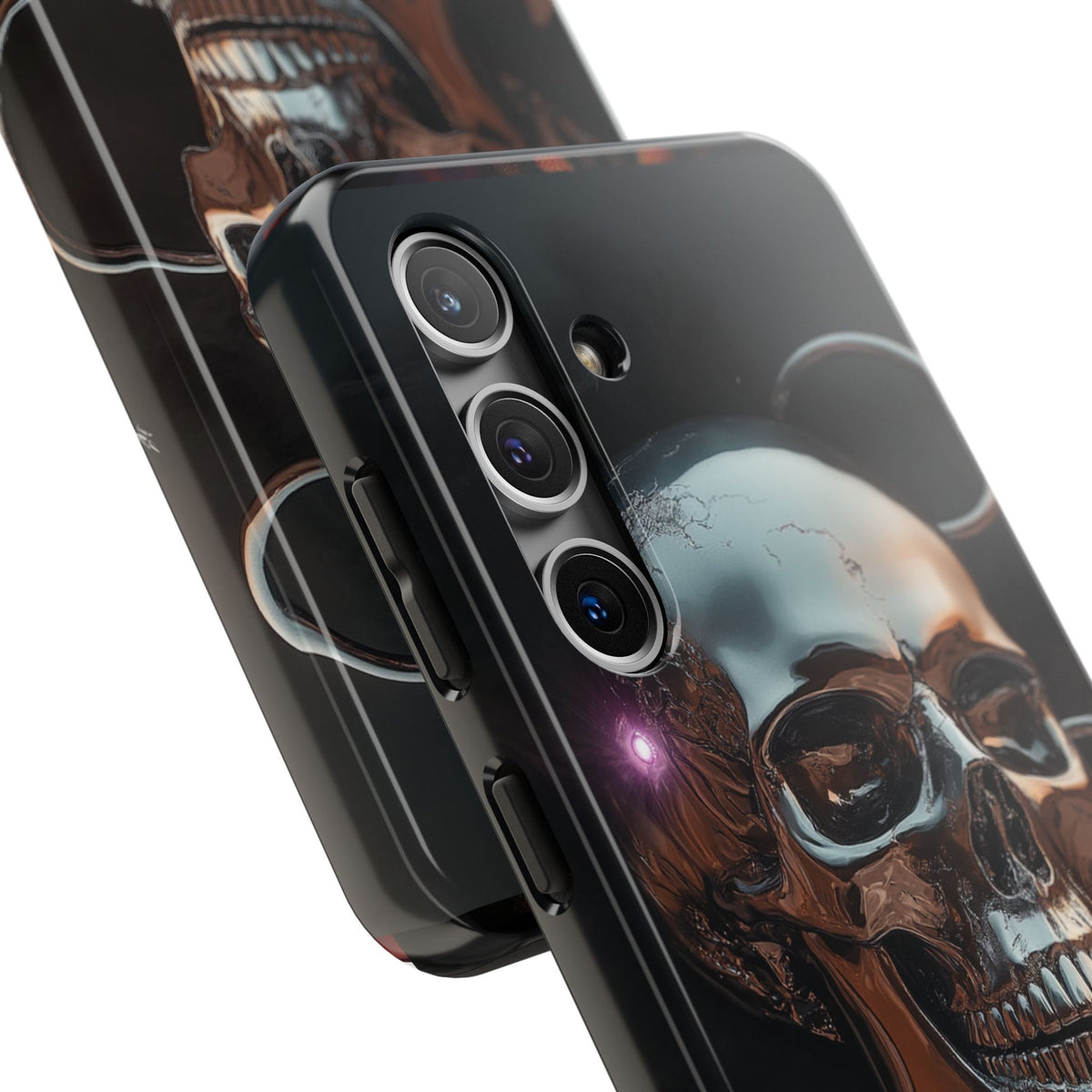 Funda Premium MINUX para iPhone y Samsung Galaxy - Iron Skull 002