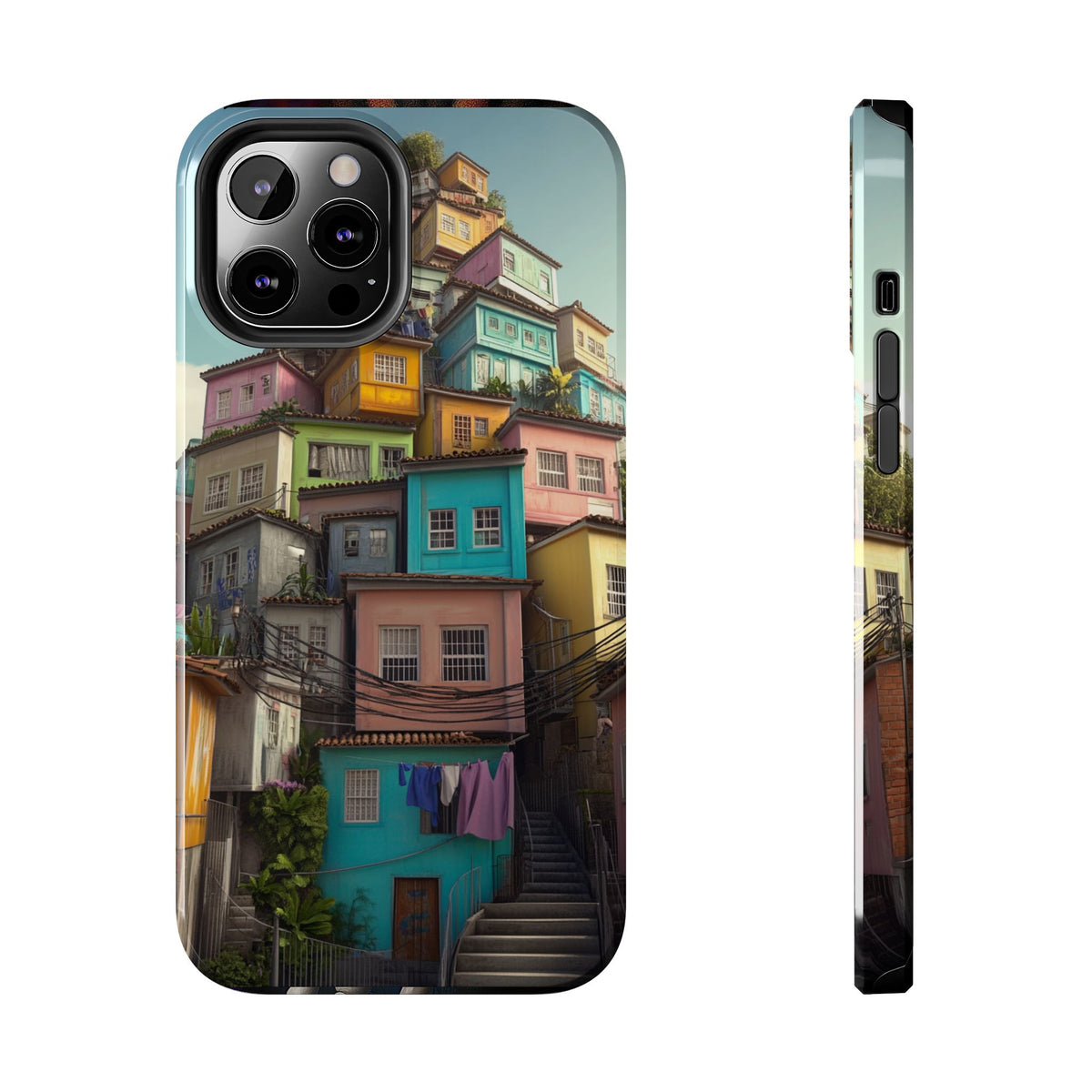 Funda Premium MINUX para iPhone y Samsung Galaxy - Favela 001