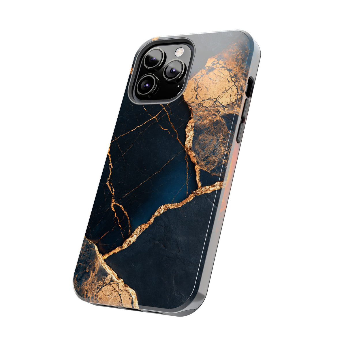 Funda Premium MINUX para iPhone y Samsung Galaxy - Golden Marble