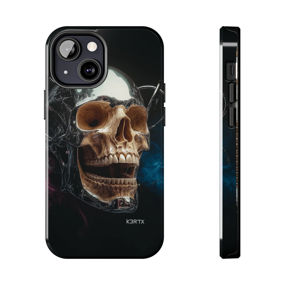 Funda Premium MINUX para iPhone y Samsung Galaxy - Iron Skull 003