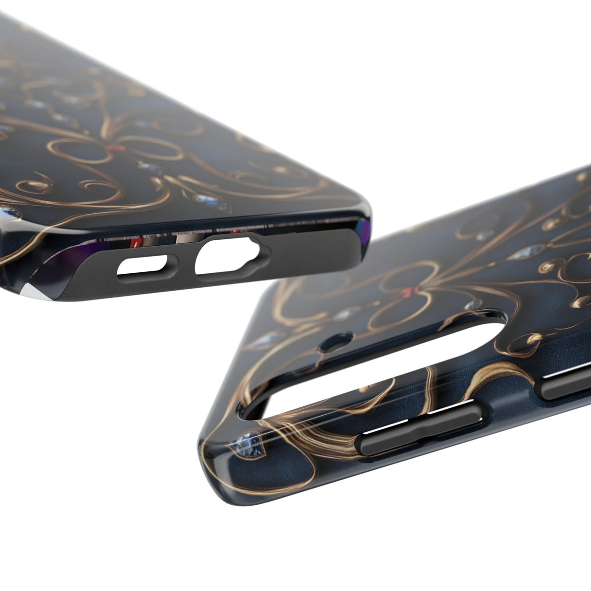Fundas Premium MINUX para iPhone y Samsung Galaxy - Royal Gold Filigree