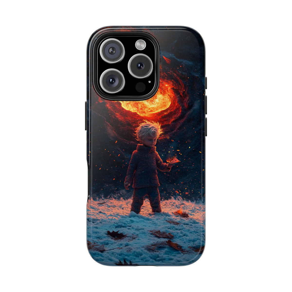 Funda Premium MINUX para iPhone y Samsung Galaxy - Flame kid