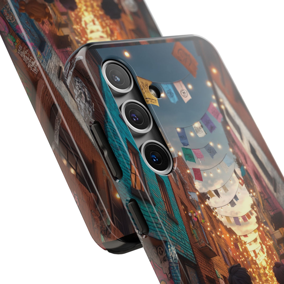 Funda Premium MINUX para iPhone y Samsung Galaxy - Street Party 005