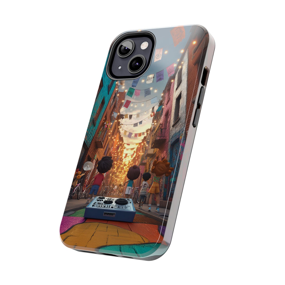 Funda Premium MINUX para iPhone y Samsung Galaxy - Street Party 005