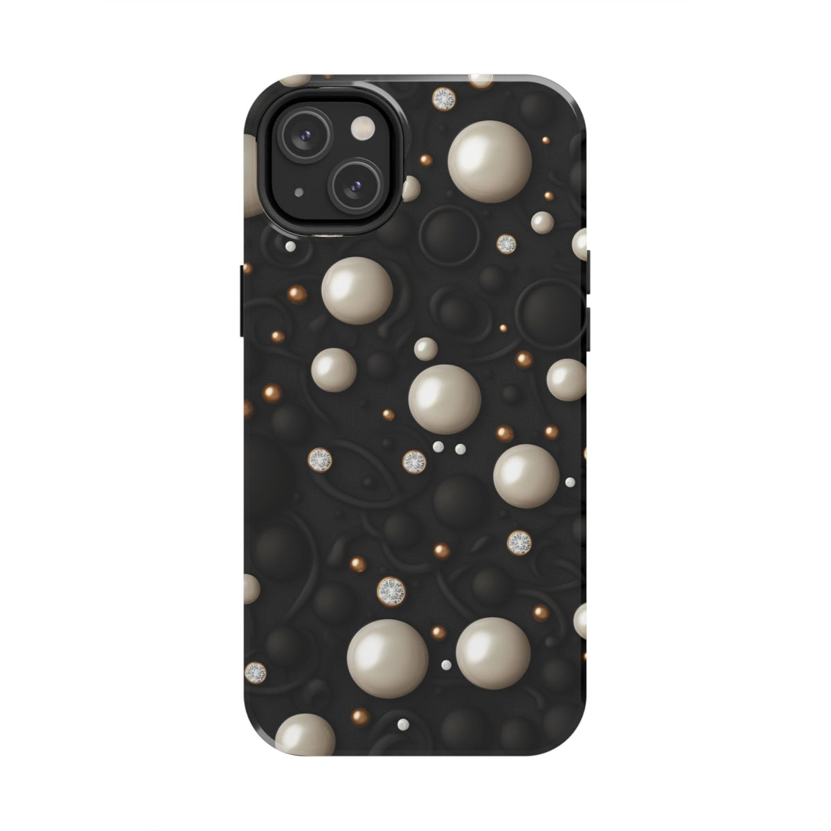 Fundas Premium MINUX para iPhone y Samsung Galaxy - Ivory Pearl Obsidian