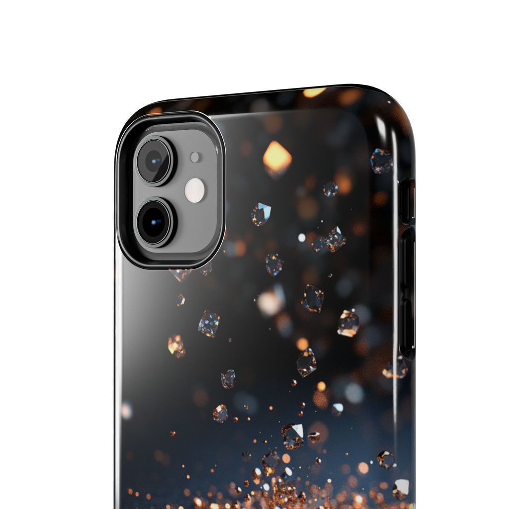 Fundas Premium MINUX para iPhone y Samsung Galaxy - Golden Diamond Dust