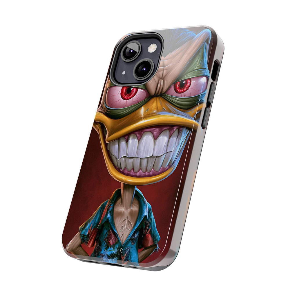 Funda Premium MINUX para iPhone y Samsung Galaxy - 3D Evil Duck 001