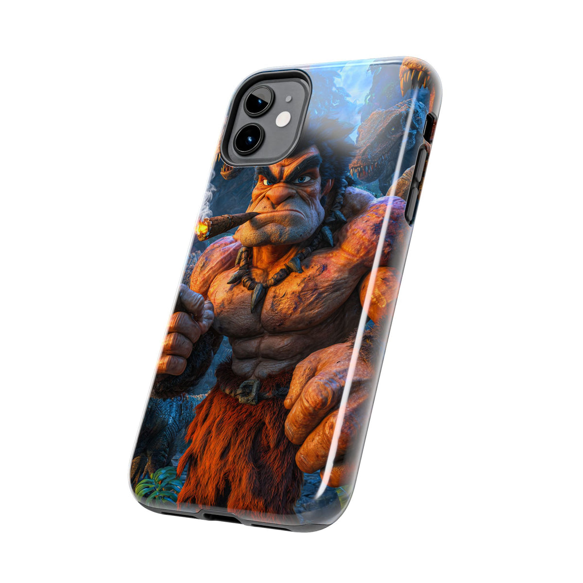 Funda Premium MINUX para iPhone y Samsung Galaxy - Caveman 003
