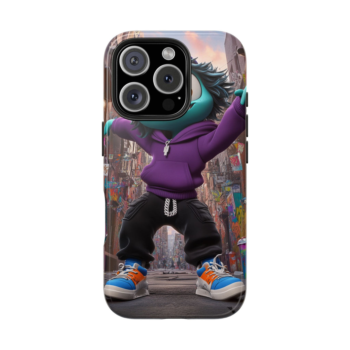 Funda Premium MINUX para iPhone y Samsung Galaxy - Alien Boy 002