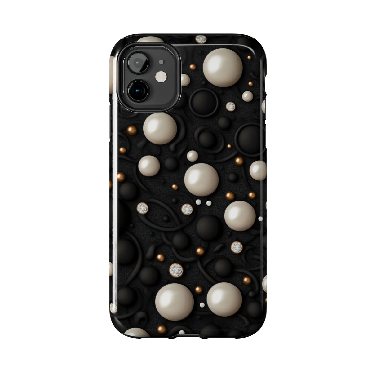 Fundas Premium MINUX para iPhone y Samsung Galaxy - Ivory Pearl Obsidian