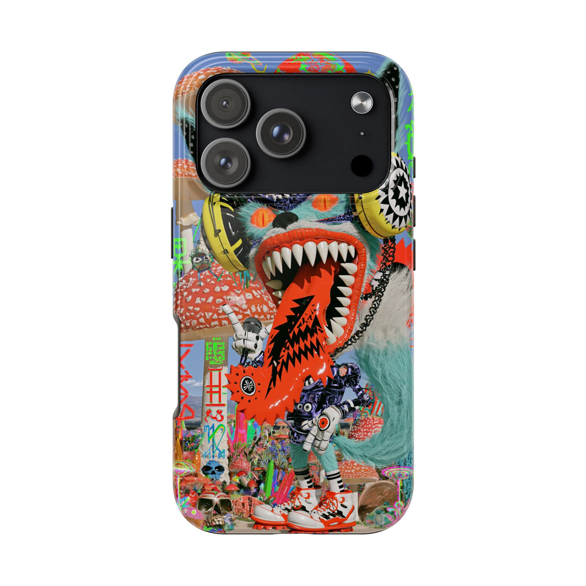 Fundas Premium MINUX para iPhone y Samsung Galaxy - Electric Fox Machine