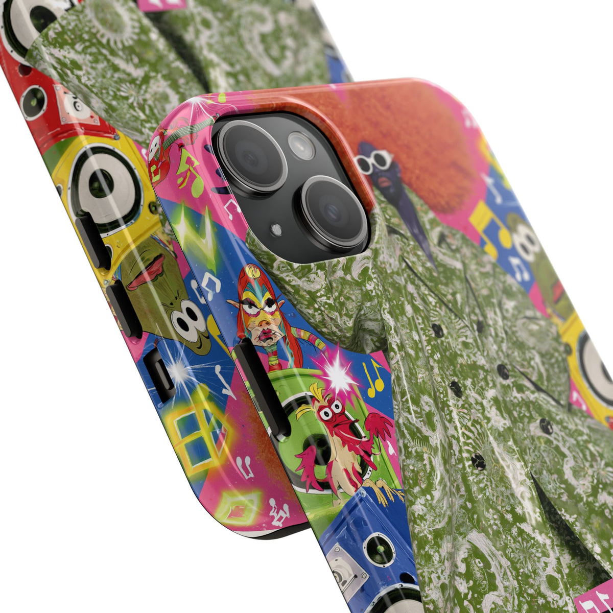 Fundas Premium MINUX para iPhone y Samsung Galaxy - Purple Tech Creature