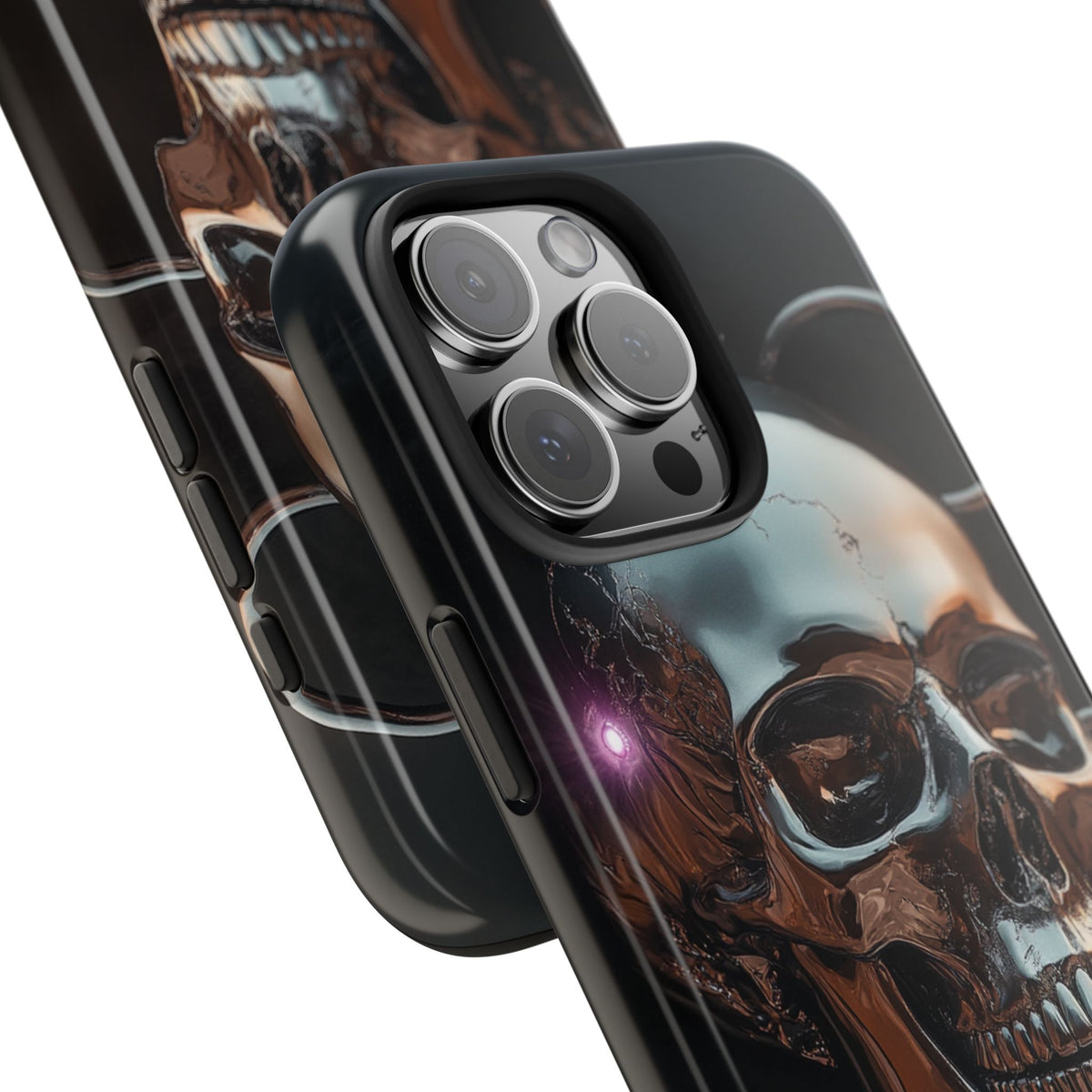 Funda Premium MINUX para iPhone y Samsung Galaxy - Iron Skull 002