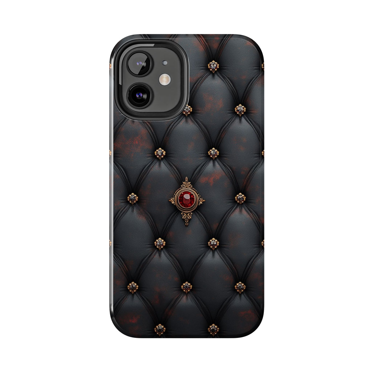 Fundas Premium MINUX para iPhone y Samsung Galaxy - Ruby Buttoned Velvet