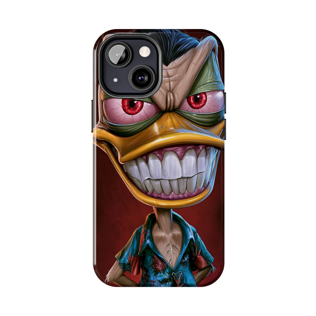 Funda Premium MINUX para iPhone y Samsung Galaxy - 3D Evil Duck 001