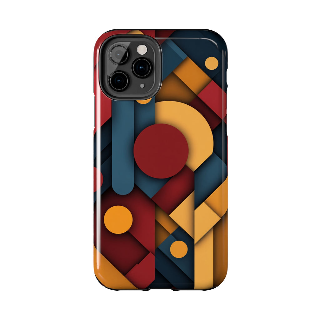 Fundas Premium MINUX para iPhone y Samsung Galaxy - Geometric Pulse