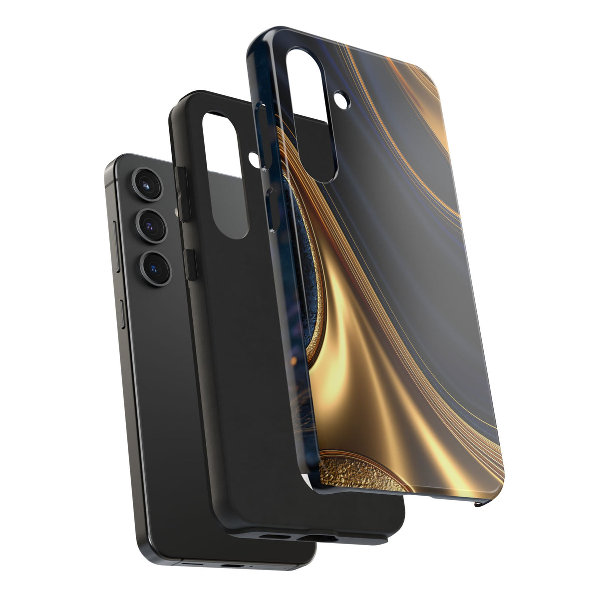 Funda Premium MINUX para iPhone y Samsung Galaxy - Liquid Gold