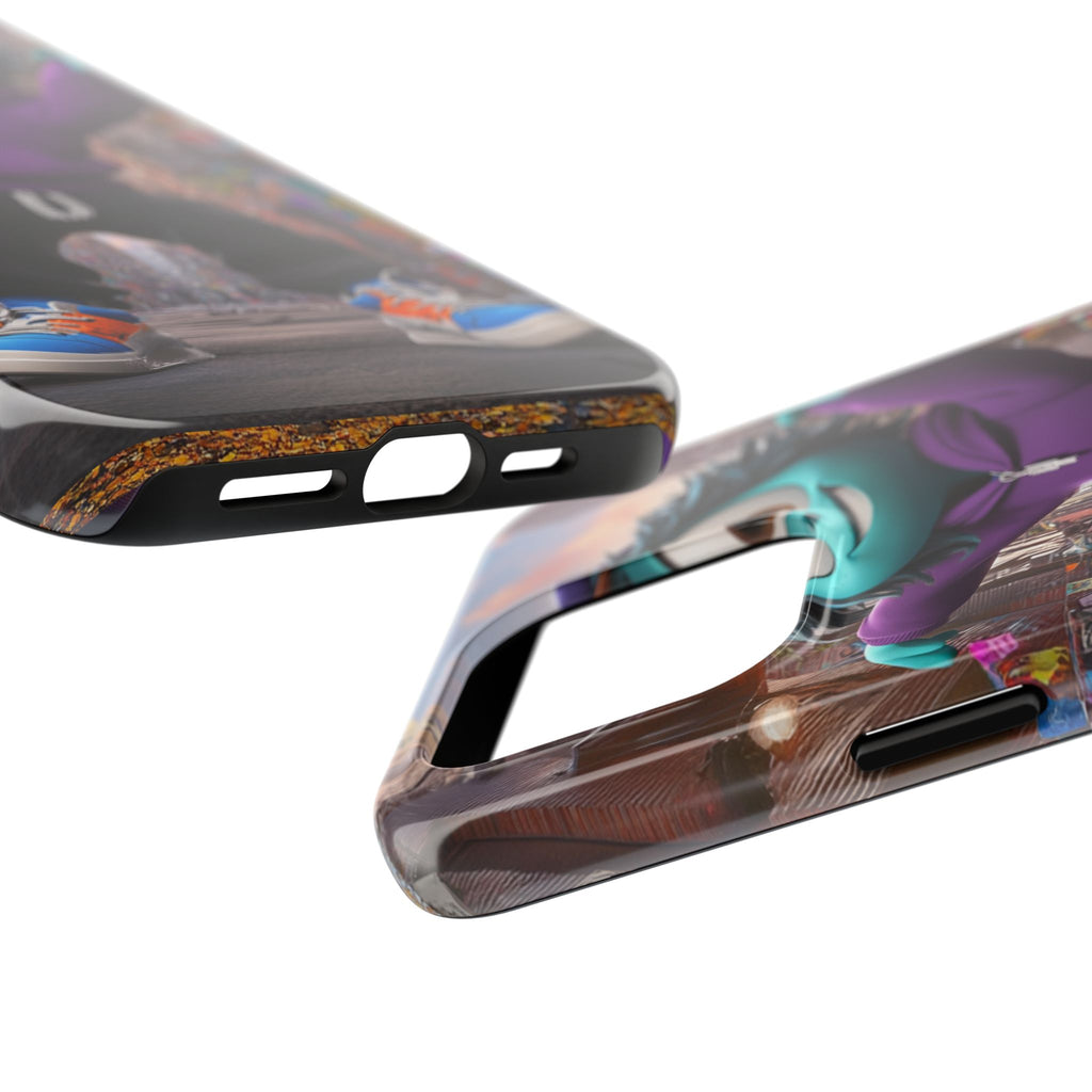 Funda Premium MINUX para iPhone y Samsung Galaxy - Alien Boy 002
