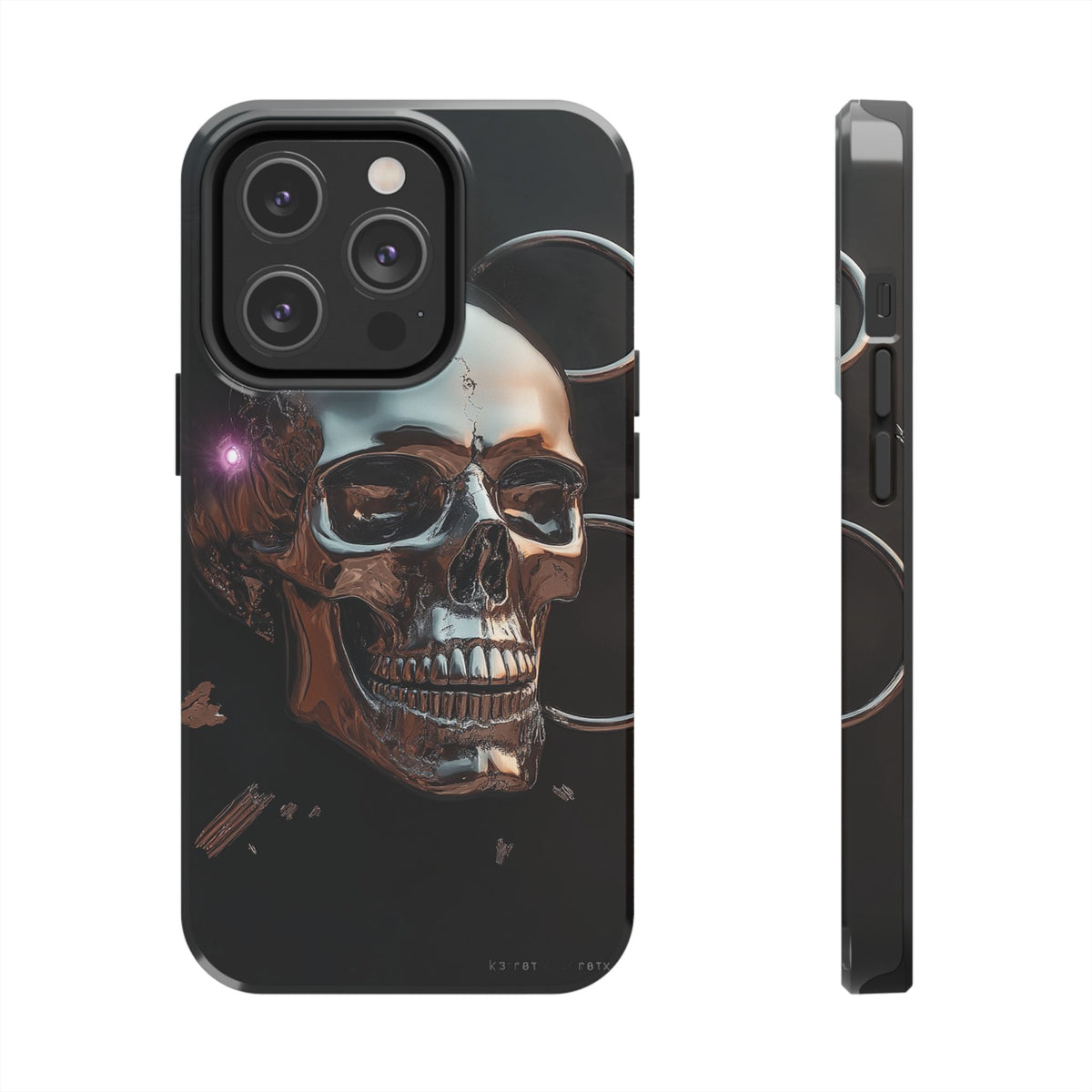 Funda Premium MINUX para iPhone y Samsung Galaxy - Iron Skull 002