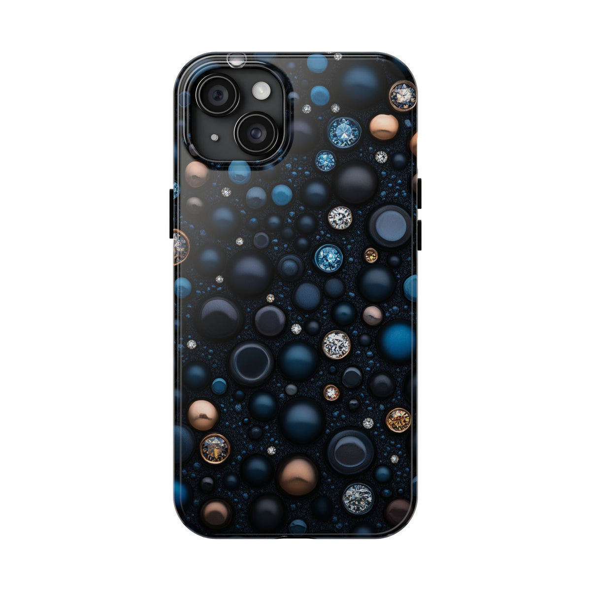 Fundas Premium MINUX para iPhone y Samsung Galaxy - Midnight Blue Pearl Mosaic