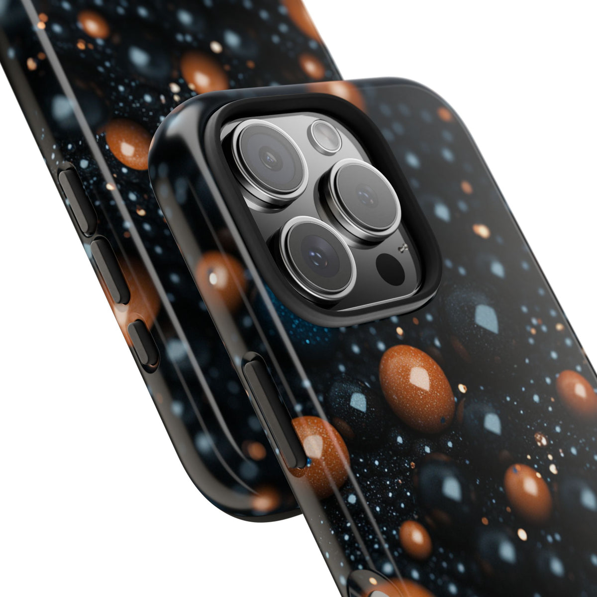 Fundas Premium MINUX para iPhone y Samsung Galaxy - Copper Pearl Constellation