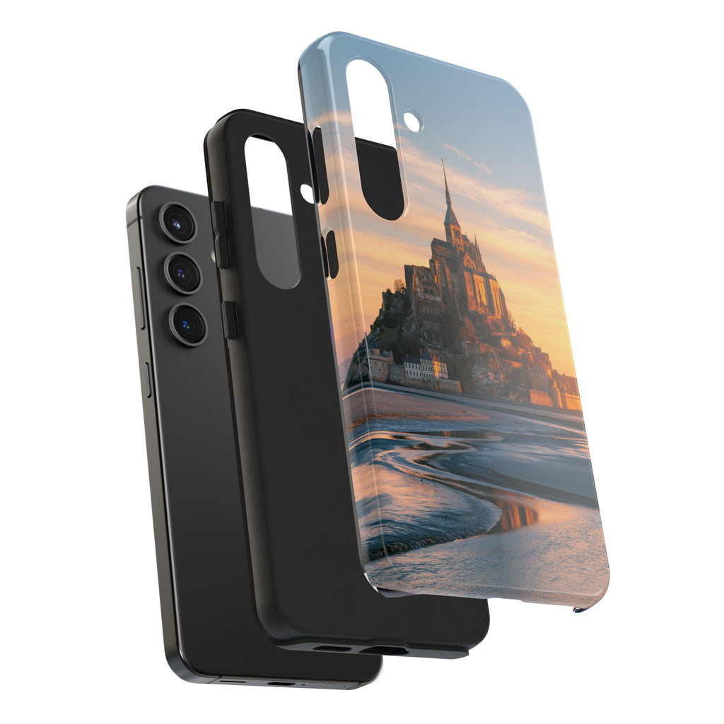 Funda Premium MINUX para iPhone y Samsung Galaxy - Mont Saint-Michel