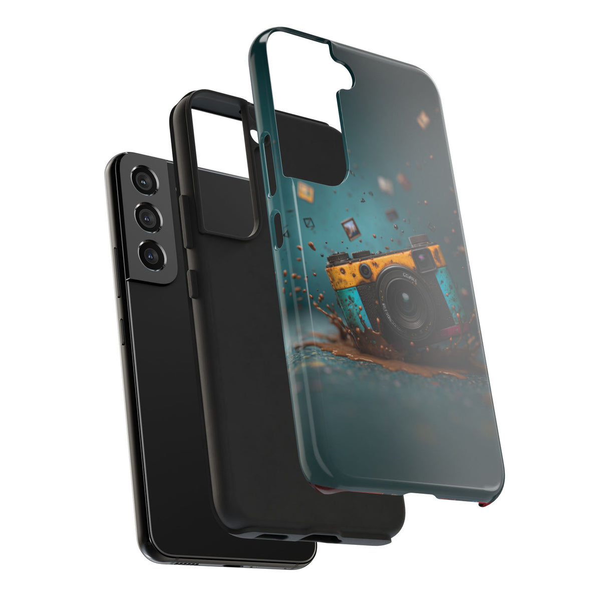 Funda Premium MINUX para iPhone y Samsung Galaxy - Color camera