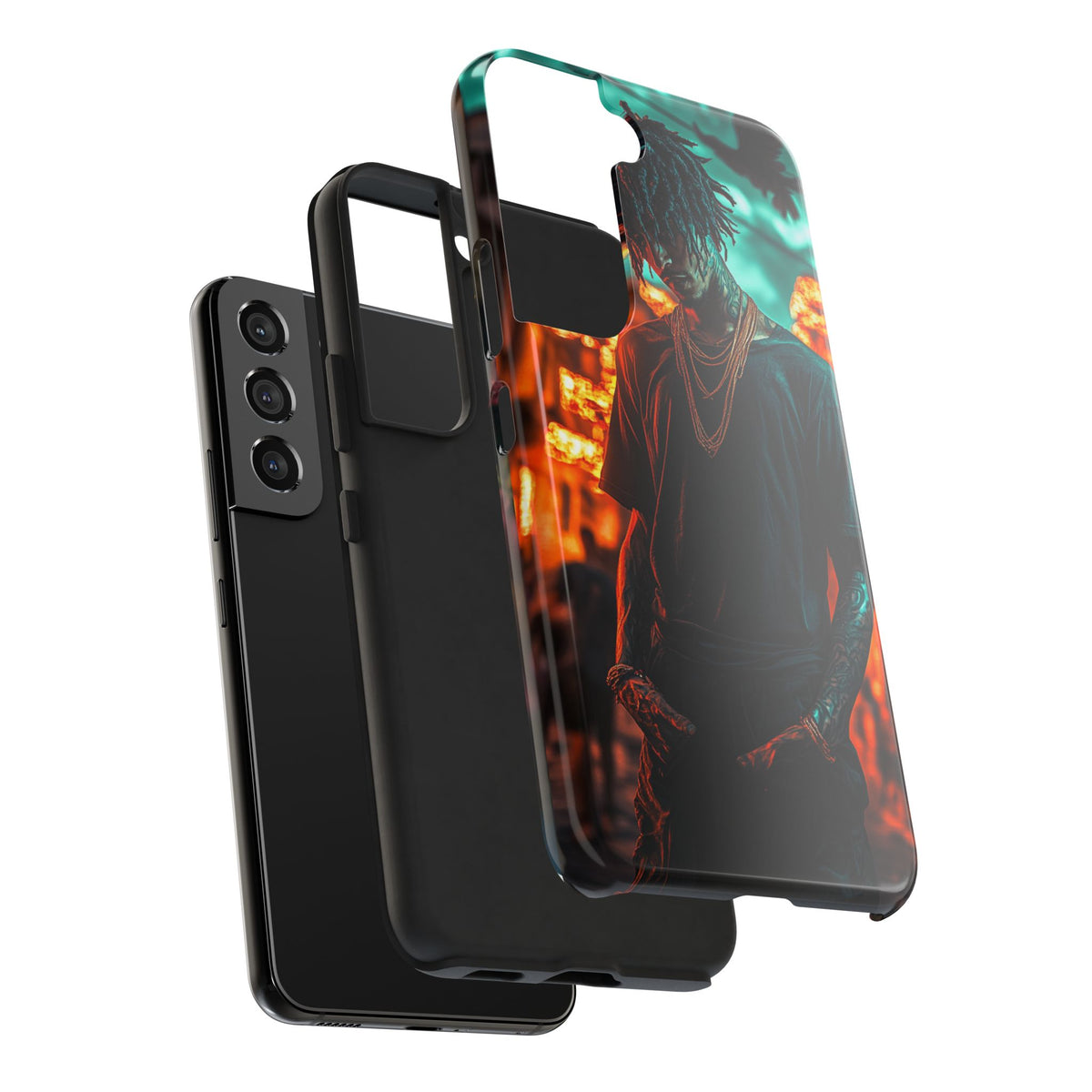 Funda Premium MINUX para iPhone y Samsung Galaxy - Cyber dreads