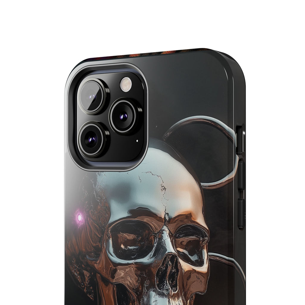 Funda Premium MINUX para iPhone y Samsung Galaxy - Iron Skull 002