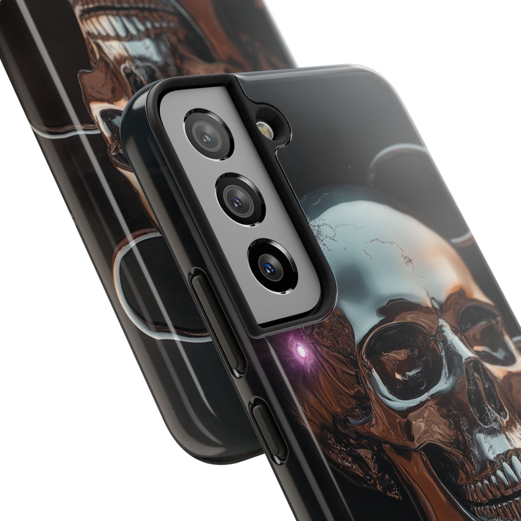 Funda Premium MINUX para iPhone y Samsung Galaxy - Iron Skull 002