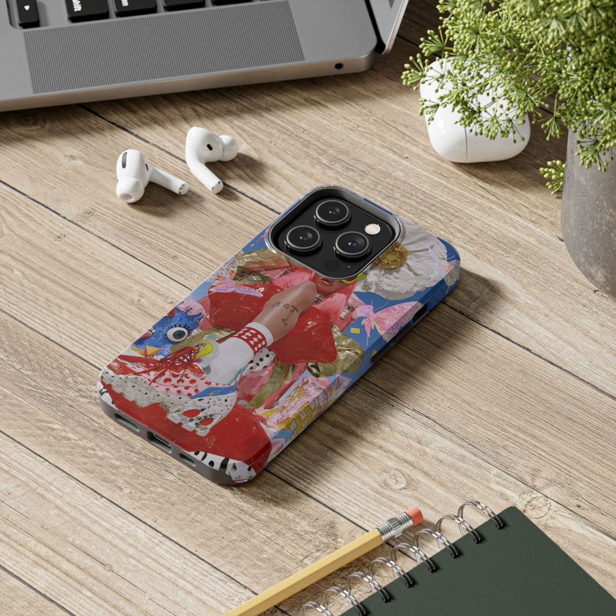 Fundas Premium MINUX para iPhone y Samsung Galaxy - Dreamscape Pink Creature