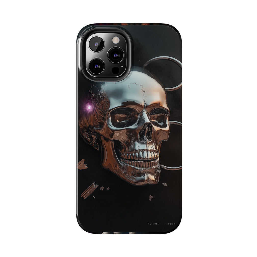 Funda Premium MINUX para iPhone y Samsung Galaxy - Iron Skull 002