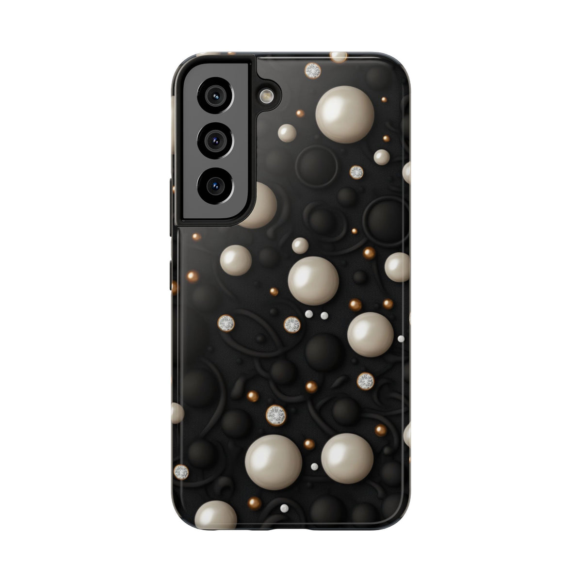 Fundas Premium MINUX para iPhone y Samsung Galaxy - Ivory Pearl Obsidian