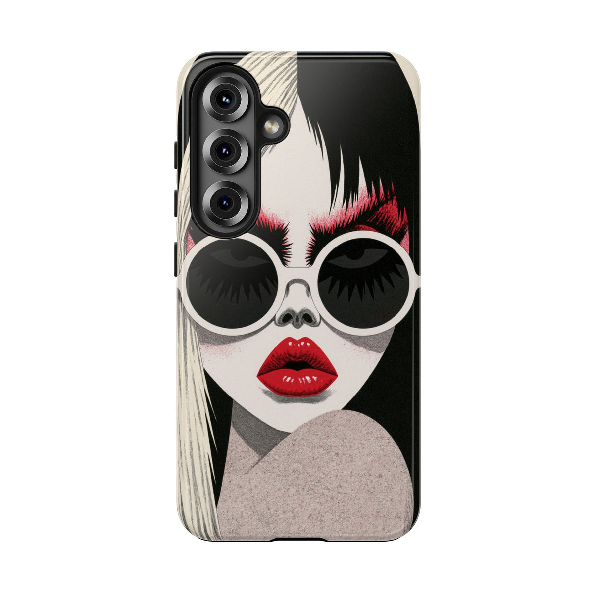 Fundas Premium MINUX para iPhone y Samsung Galaxy - Midnight Red Glasses