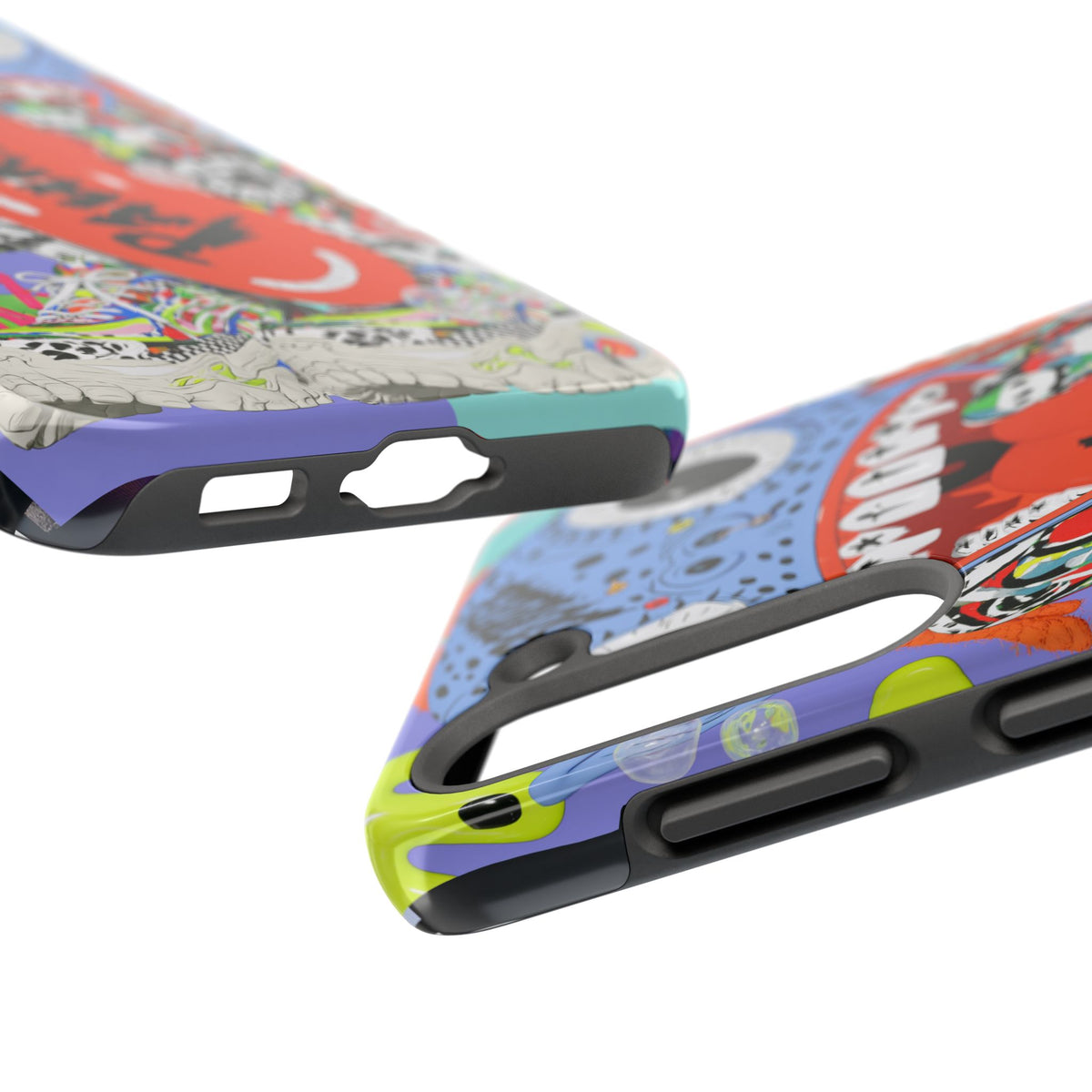 Fundas Premium MINUX para iPhone y Samsung Galaxy - Electric Blue Monster