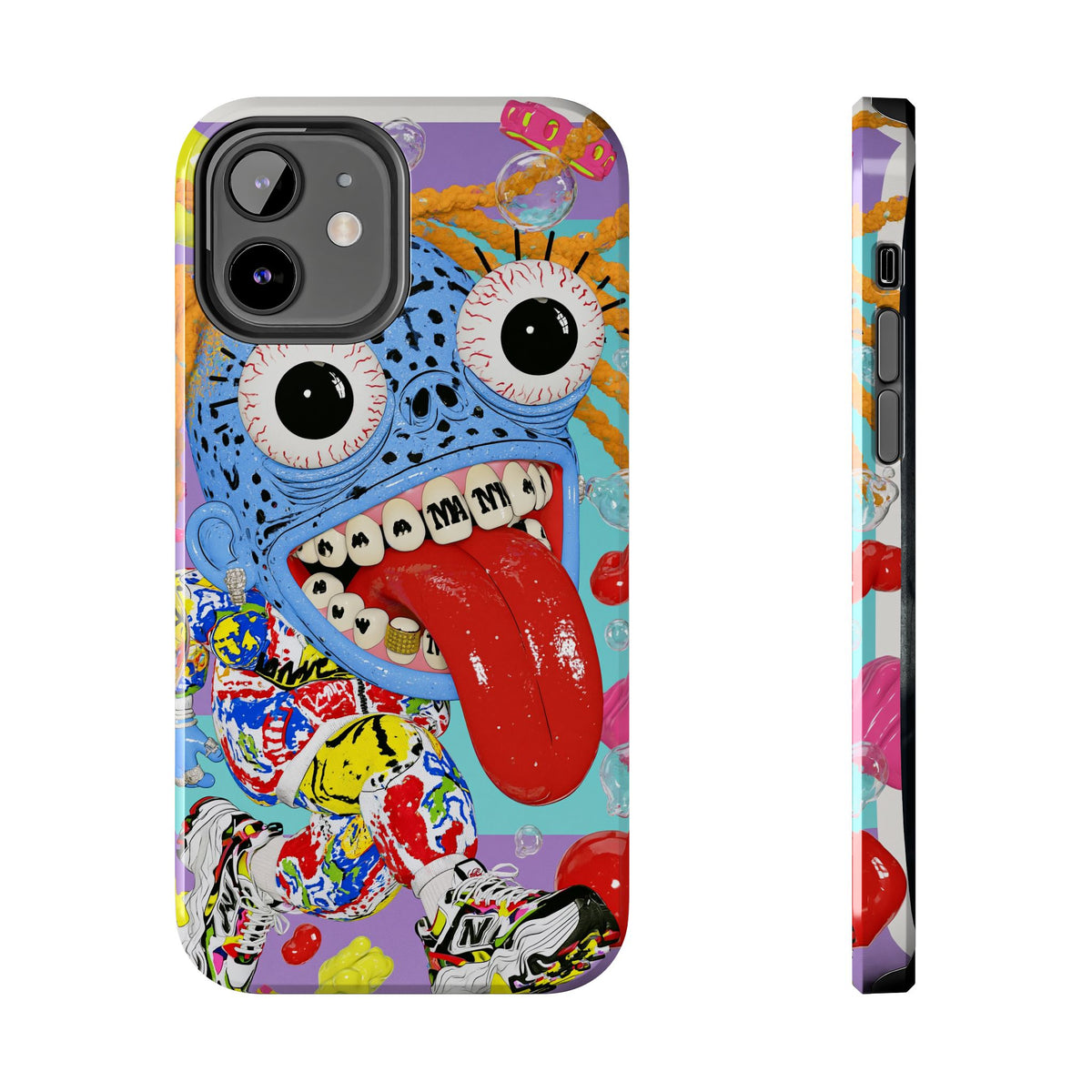 Fundas Premium MINUX para iPhone y Samsung Galaxy - Wild Neon Monster