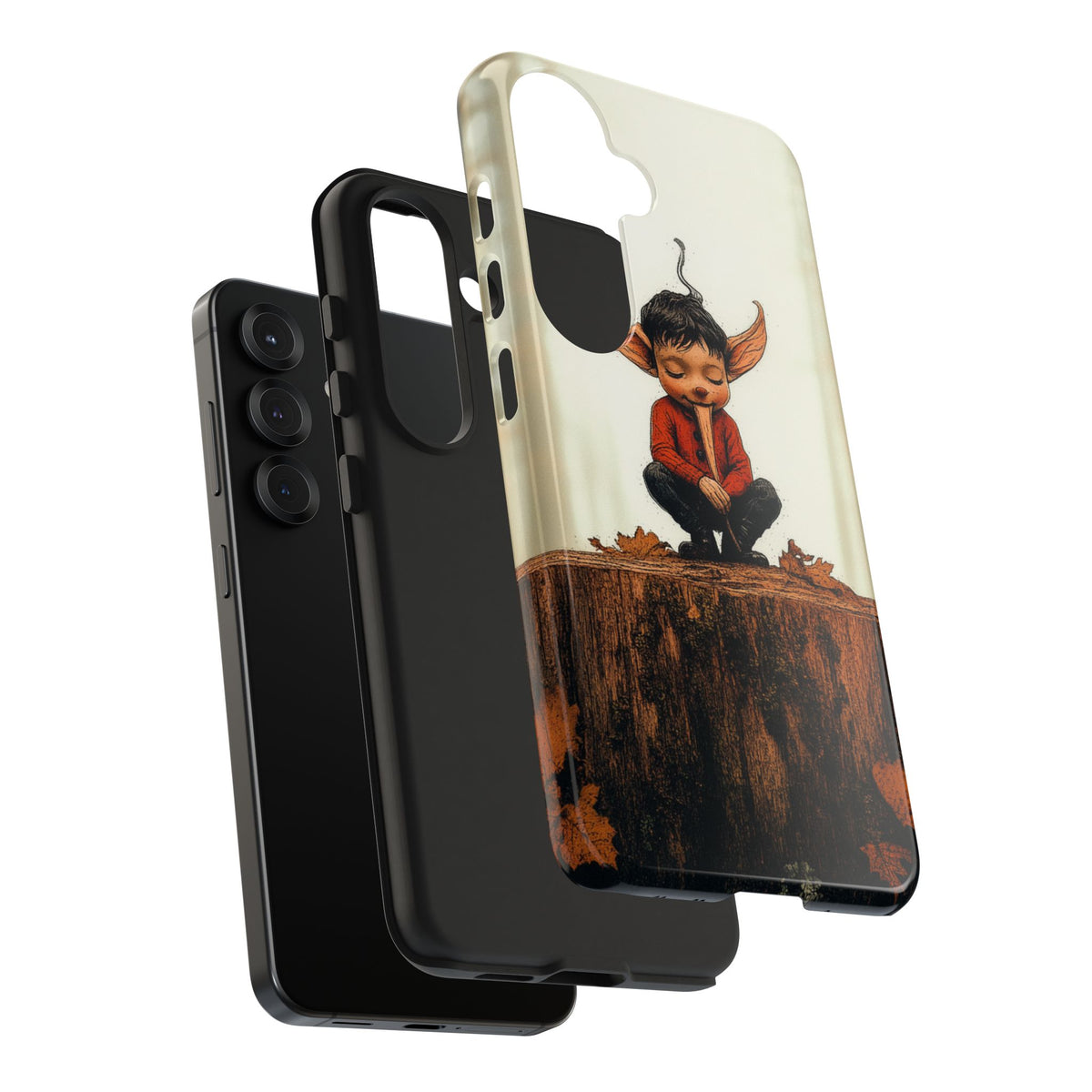 Fundas Premium MINUX para iPhone y Samsung Galaxy - Tiny Forest Guardian