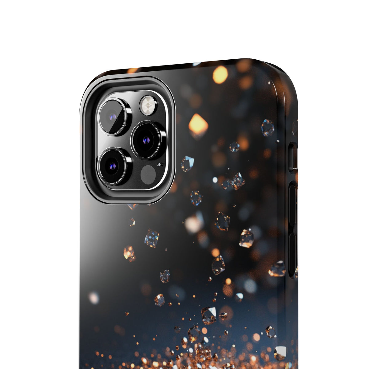 Fundas Premium MINUX para iPhone y Samsung Galaxy - Golden Diamond Dust