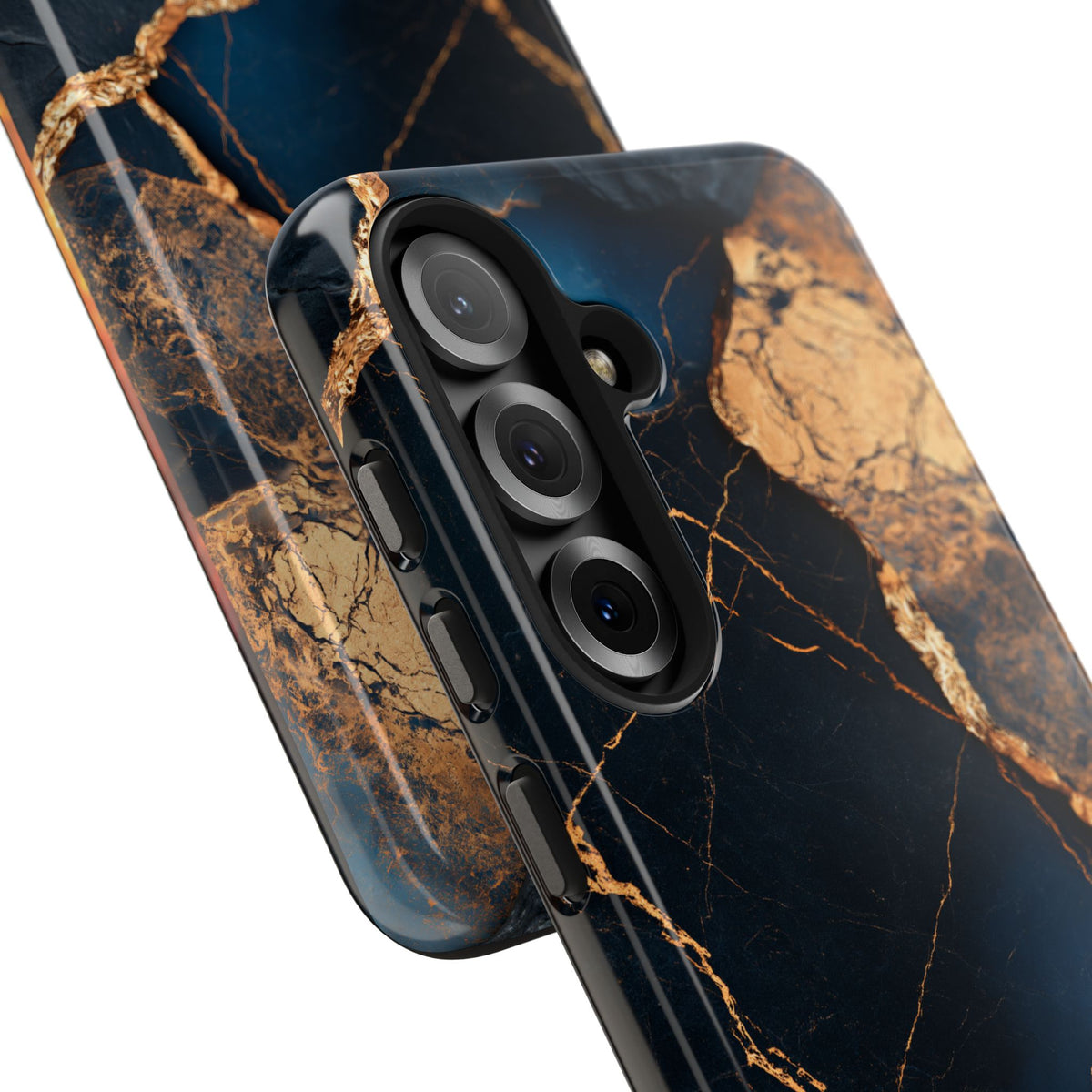 Funda Premium MINUX para iPhone y Samsung Galaxy - Golden Marble
