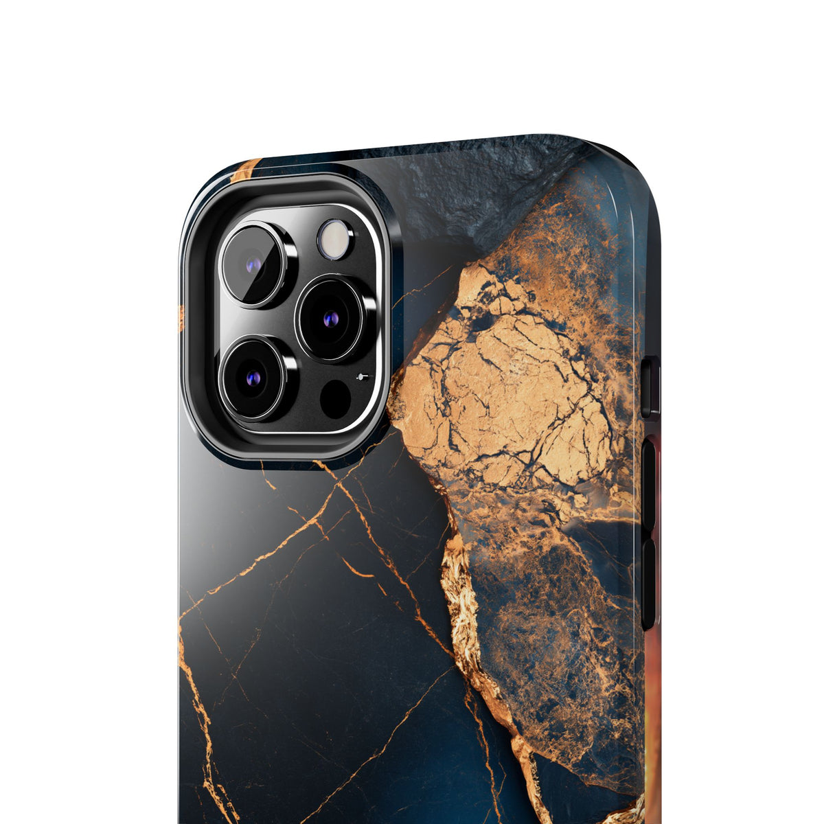 Funda Premium MINUX para iPhone y Samsung Galaxy - Golden Marble