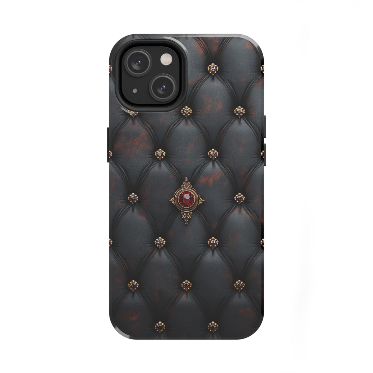 Fundas Premium MINUX para iPhone y Samsung Galaxy - Ruby Buttoned Velvet