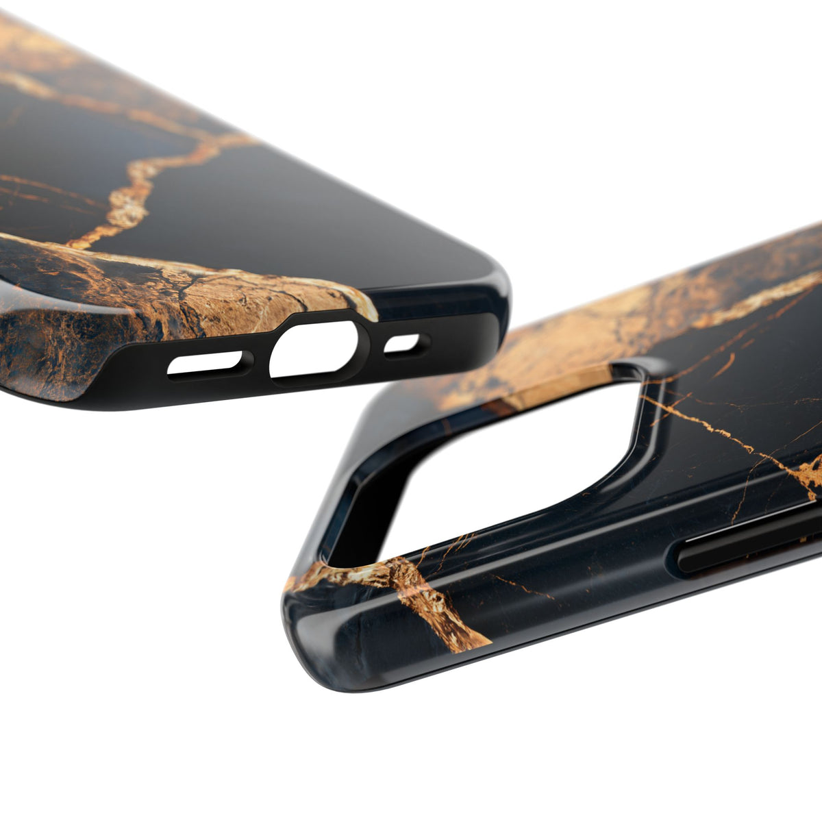 Funda Premium MINUX para iPhone y Samsung Galaxy - Golden Marble
