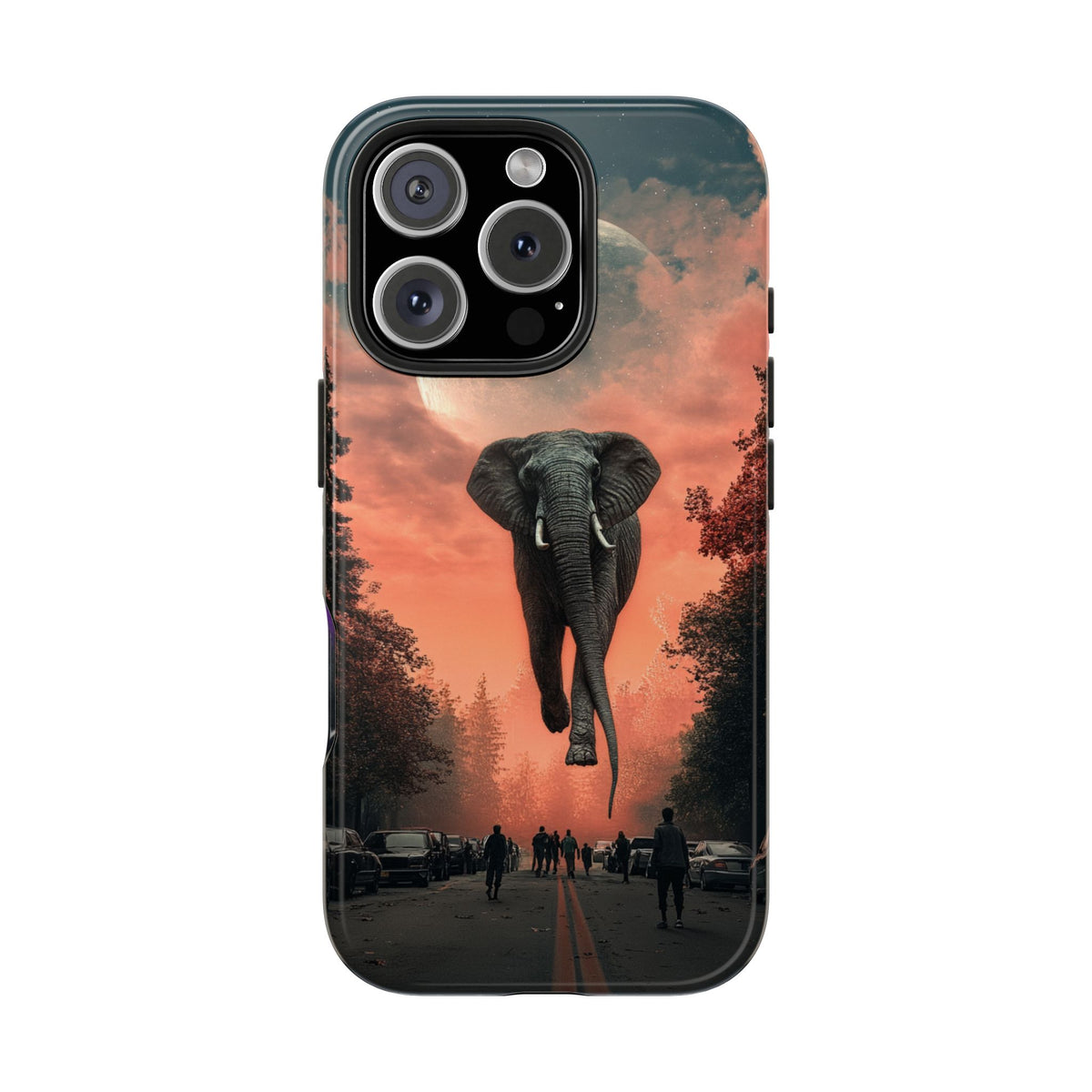 Fundas Premium MINUX para iPhone y Samsung Galaxy - Colossal Elephant City